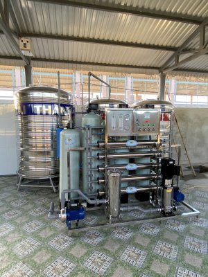Hệ thống lọc nước 1500 lít, Đóng bình tự động tại Gò Công Tây, Tiền Giang