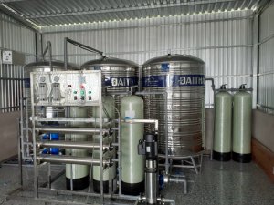 Dây chuyền lọc nước đóng chai 1000L/H Tại Đức Linh, Bình Thuận